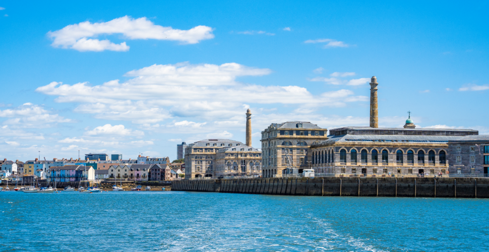 Royal William Yard on the water